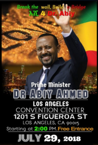 PM Dr. Abiy is Coming to Los Angeles @ Galen Center at the (USC), 3400 S Figueroa St, Los Angeles, CA 90007, USA |  |  | 