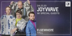 Joywave - The Possession Tour - @ Elsewhere (Hall)  PopGun Presents 16+ @ Elsewhere (Hall)  599 Johnson Avenue  Brooklyn, NY 11237  United States |  |  | 