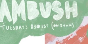 Ambush Comedy on ZOOM: with comedians from Comedy Central, HBO, Conan by David Piccolomini @ Two Boots Williamsburg 558 Driggs Avenue Brooklyn, NY 11211 United States
