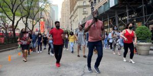 Midtown Dance: Solo Dance Class by 34th Street Partnership Follow 488 followers @ Broadway Boulevard (Broadway in between 32nd and 33rd Sts) Greeley Square Park, Broadway, New York, NY, United States New York, NY 10001 United States